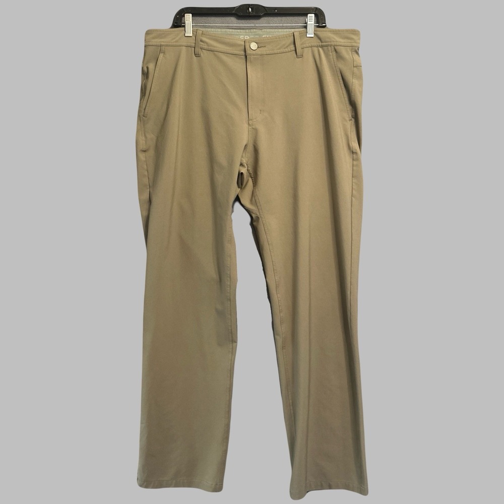 Free Fly Nomad Pants Performance Stretch‎ Chino Mens 40x32 Sandbar Tech UPF 50+ - Picture 2 of 9